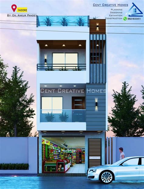 Best 12 15X35 House plan design with 3d elevation by nikshail – Artofit