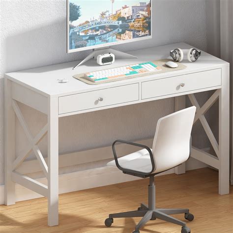 Image result for White Computer Desk Amazon