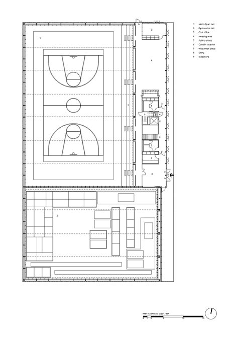Gymnasium Floor Plans Design