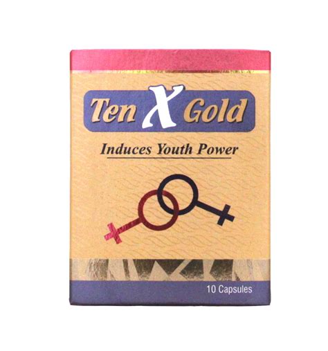 Buy Ten-x gold capsules - 10capsules Online - Ayush Care