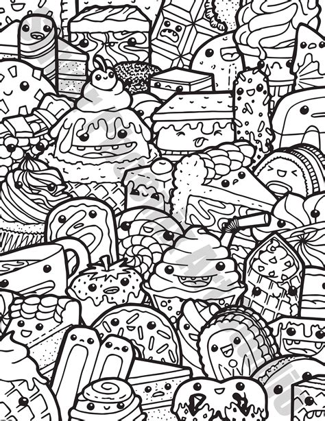 Justingatlin: Doodle Coloring Pages