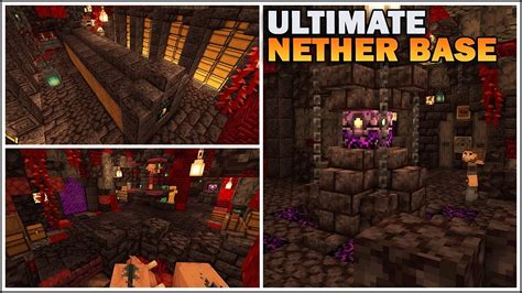Minecraft Nether Base 的图像结果