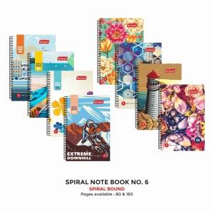 NEELGAGAN Spiral Note Book No. 6 Writing Note book Type-Dairy P-10 (12 ...