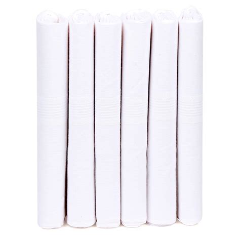 Buy Men's Formal Cotton Bonjour Handkerchief online in White Pack of 6 ...