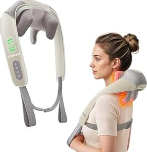LUXJET Neck Back Shoulder Massager for Pain Relief Deep Tissue 5D ...