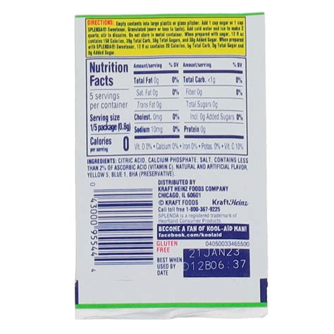 Kool-Aid Drink Mix - Lemon Lime – Secret Candy Shop