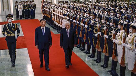 China, Hosting Mahmoud Abbas, Pushes Mediator Role With Israel - The New York Times