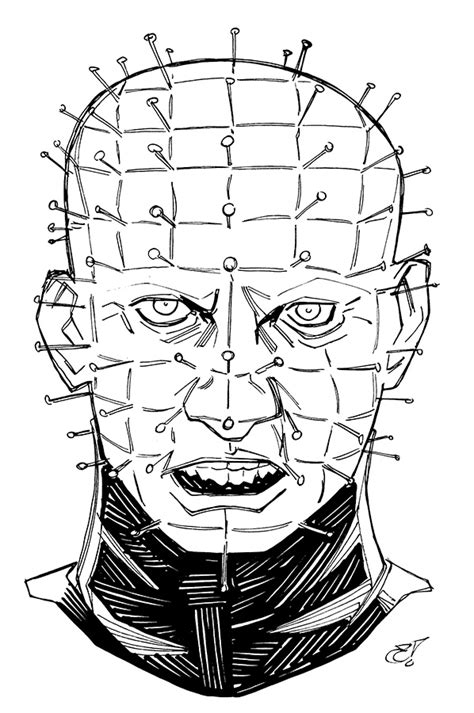 Image result for Pinhead Cartoon