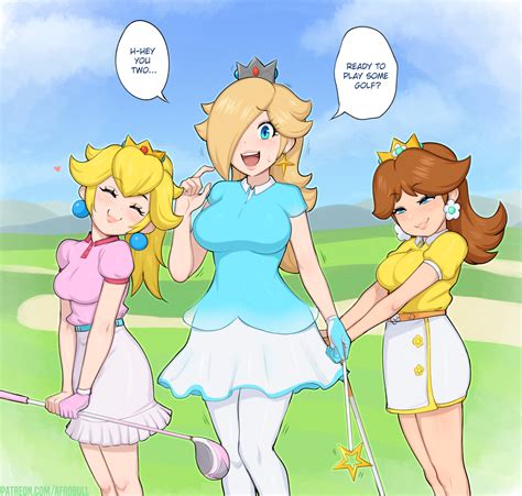 princess peach, rosalina, and princess daisy (mario and 2 more) drawn ...
