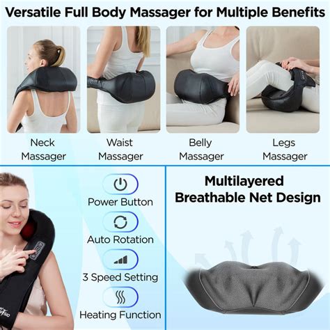 Dr Physio USA Shiatsu Shoulder and Neck Massage Machine — Dr Trust