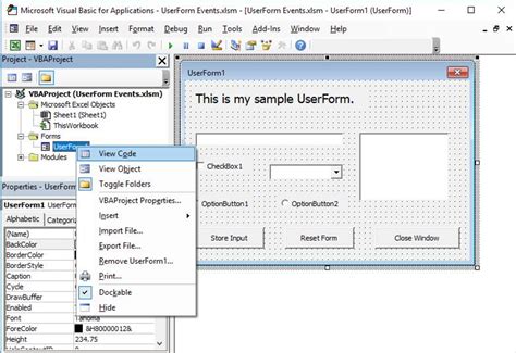 Image result for Userform Tutorial
