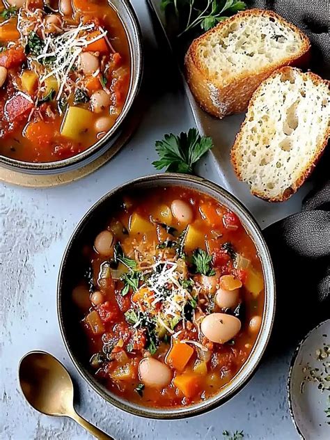 Easy Chorizo White Bean and Vegetable Soup - Delicious Comfort