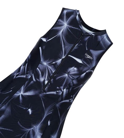 Buy Speedo Women's Endurance10 Printed Closedback Swimdress With Boyleg ...