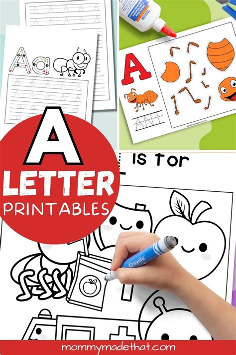 Letter A Printables (Tons of Cute Free Printables!)