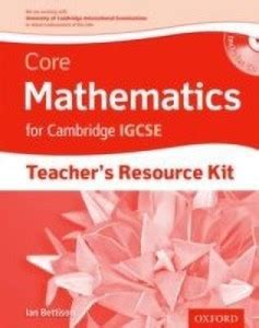 Core Mathematics for Cambridge IGCSE Teachers Resource Kit - Teacher ...