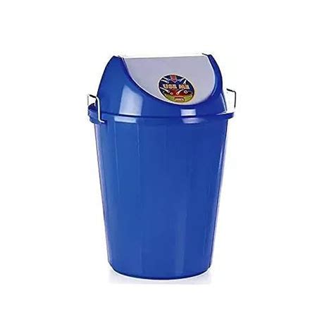 EasyKleen Swing Lid Garbage Waste Dustbin 25 Litres Capacity | Blue ...