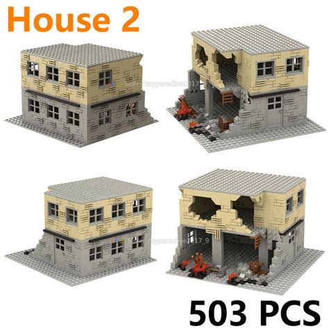 MOC Military Base Fortress Battle Scene Tower House | Ubuy India