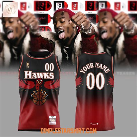 Atlanta Hawks x Playboi Carti Drop The Jersey 2025 Basketball Jersey ...