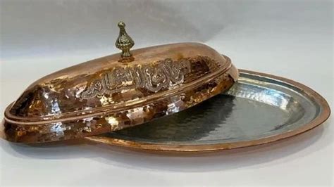 Copper ovel dish - Ovel copper , Copper Kabab Serving Plate , Copper ...