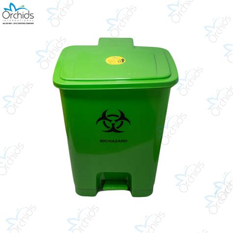 Orchids Bio Waste Dust Bin 30 Litres (Green)