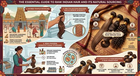 The Essential Guide to Raw Indian Hair and Its Natural Sourcing ...