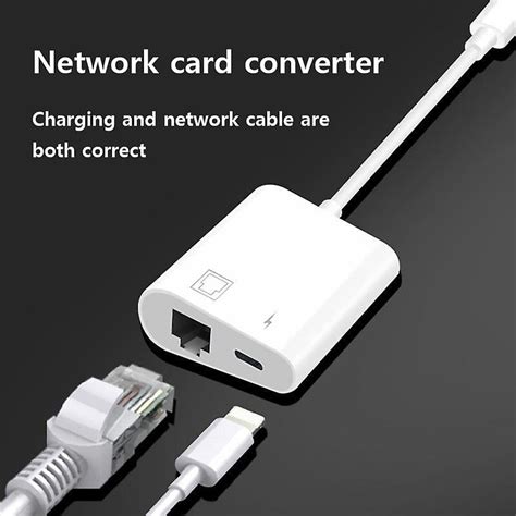 Buy Maozh01 Lightning To Rj45 Ethernet Lan Network Adapter With Charge ...