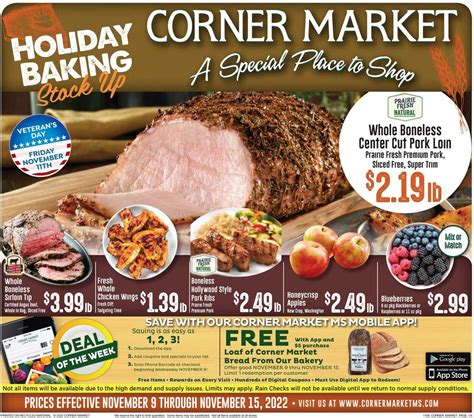 Corner Market Ad Circular - 11/09 - 11/15/2022 | Rabato