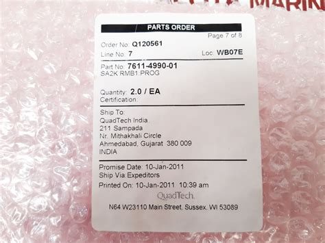 Rmb1 7610-6390-01 Pcb Card – Aeliya Marine Tech