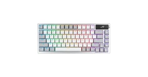 ASUS ROG Azoth Withe wireless NX Blue mechanical gaming keyboard