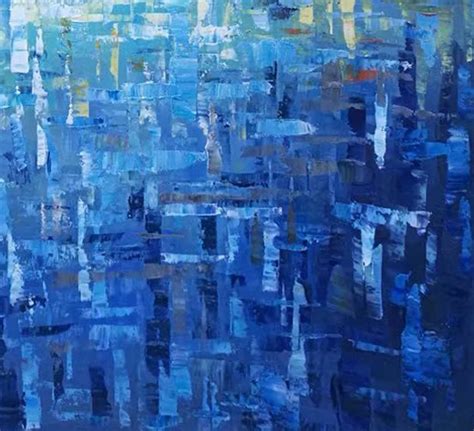 Blue Abstract Art Paintings