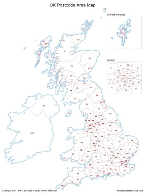 Postcode Area Map 的图像结果
