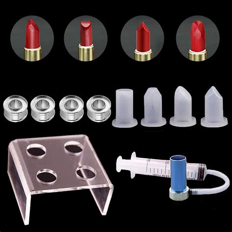 Buy Kalolary 4 Holes Simple Design DIY Makeup Cosmetics Lipstick Mould ...