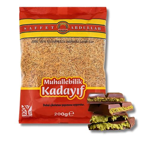 Amazon.com: Kataifi Knafeh Shredded Fillo Dough - Dried Dubai Chocolate ...