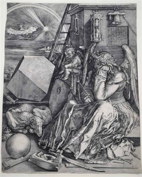 Engraving - Melancholia - Folkestone Museum Learn with Objects