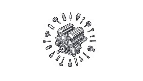 Image result for V8 Engine Exploded View with Part Names