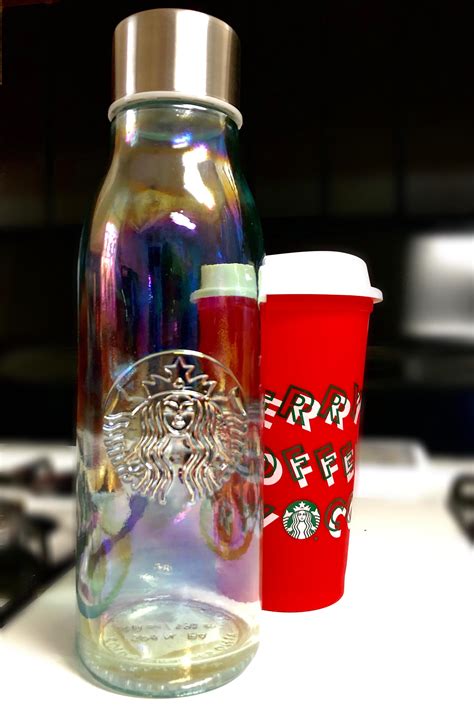 Starbucks Glass Water Bottle