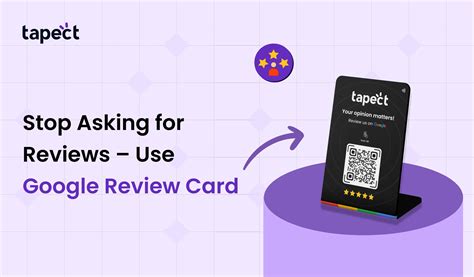 Stop Asking for Reviews Use Google Review Card