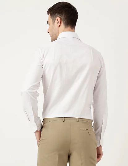 Pure Cotton Slim Fit Checked Shirt