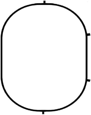 MVPRO 2.5x4.16ft(30X50 INCH) (80X125) Collapsible Backdrop White ...