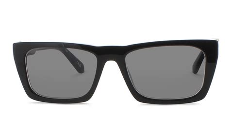 Off-White Albany Shiny Black Prescription Sunglasses