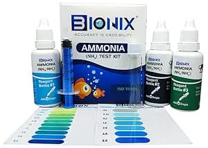 BIONIX Ammonia Test Kit for Fresh & Saltwater(150 Test) : Amazon.in ...