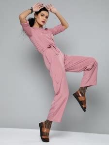 SASSAFRAS Solid Women Jumpsuit - Buy SASSAFRAS Solid Women Jumpsuit ...