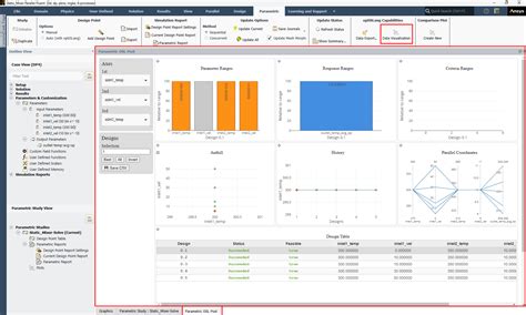 30.1. Visualizing Your Parametric Study Data Using optiSLang
