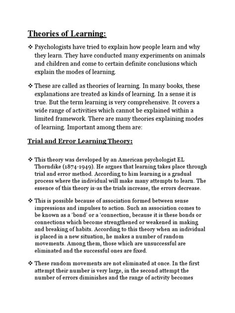 Image result for Introduction to Learning Theories PDF