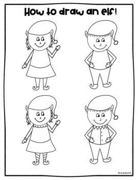 Image result for Elf Directed Drawing