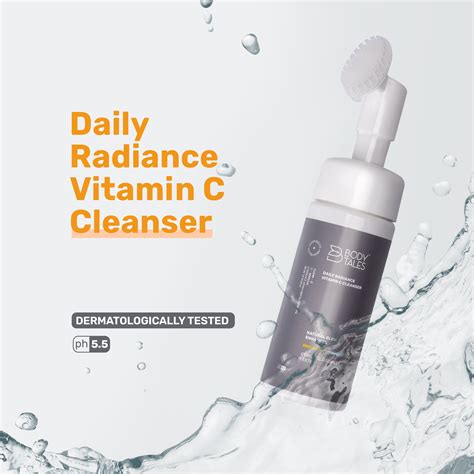 Bodytales Vitamin C Cleanser / Face Wash For Daily Radiance – bodytales.in