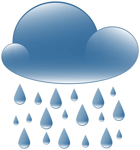 Rain Clip Art Transparent Background Rain Free Vector Clipart Images