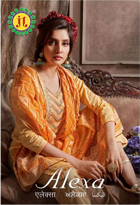 ALEXA BY JT 1001 TO 1008 SERIES BEAUTIFUL SUITS STYLISH COLORFUL FANCY ...