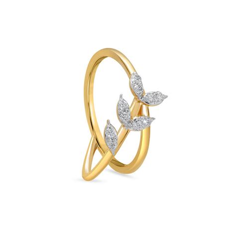 14KT Yellow Gold Summer Shade Diamond Finger Ring