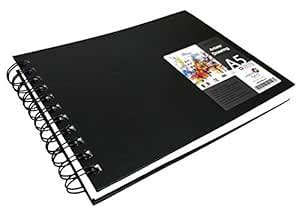 Brustro Artists Sketch Book Wiro Bound A5 Size, Landscape, 116 Pages ...
